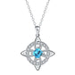 ☘️ Celtic Knot Birthstone Necklace – Personalized Elegance for Every Look