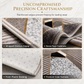📢📢40% OFF !! ⏰4 Piece Faux Cashmere Absorbent Bathroom Rug Set with Rectangular Mat U Shaped Toilet Mat Toilet Lid Cover and Long Runner Rug 🧽