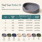 Detachable Oval Polar Fleece and Oxford Cloth Pet Bed with Moisture Proof Non Slip Bottom and Sponge Cushion for Dogs and Cats