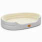 Detachable Oval Polar Fleece and Oxford Cloth Pet Bed with Moisture Proof Non Slip Bottom and Sponge Cushion for Dogs and Cats
