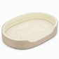 Detachable Oval Polar Fleece and Oxford Cloth Pet Bed with Moisture Proof Non Slip Bottom and Sponge Cushion for Dogs and Cats