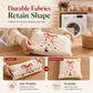 🌸Buy 1 Get 1 Free🎁🎄 Embroidered Christmas Tree Throw Pillow Cover with Bow 45x45cm Decorative Cushion Cover for Living Room Sofa 🧸