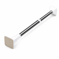 Straight Telescopic Shower Curtain Rod No Drill Adjustable Tension Window Curtain Pole and Clothes Drying Rod for Bathroom