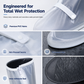 Waterproof High-Top Silicone Rain Shoe Covers
