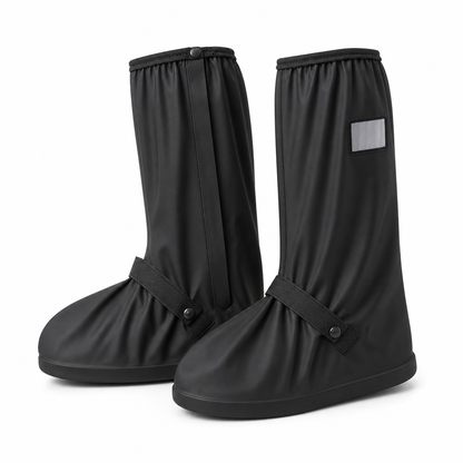 Waterproof High-Top Silicone Rain Shoe Covers