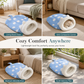 📢📢50% OFF !! ⏰Semi Enclosed Warm Sleeping Bag Bed Soft Deep Sleep Pet Cave Nest and Quilt for Cats and Small Dogs