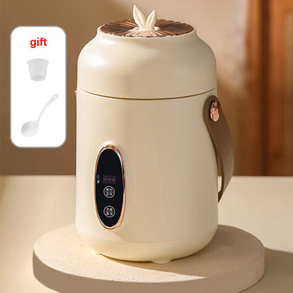 🥳2026 HOT SALE🥳💞50K+ SOLD! 🍲⏰ 50% OFF! Portable Electric Stewpot – 900ml, 9-hour reservation, 5 heat levels. Non-stick, hidden plug, anti-slip base. Cooks rice, soup & porridge – perfect for 1-2 people or travel! 🏠✅