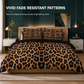 ⏳Limited-time 50% off⏰Duvet Cover Bedding Set,  Digital Print – Polyester, With Matching Pillowcases🐆🛏️
