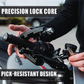 🔒 Handlebar Lock with Alarm: Precision Copper Core, Universal Fit, Weatherproof, for Bike & Motorcycle