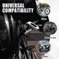 🔒 Handlebar Lock with Alarm: Precision Copper Core, Universal Fit, Weatherproof, for Bike & Motorcycle