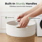 Two-Tone Woven Rope Storage Basket