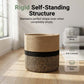 Two-Tone Woven Rope Storage Basket