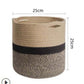 Two-Tone Woven Rope Storage Basket