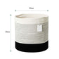 Two-Tone Woven Rope Storage Basket