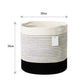 Two-Tone Woven Rope Storage Basket