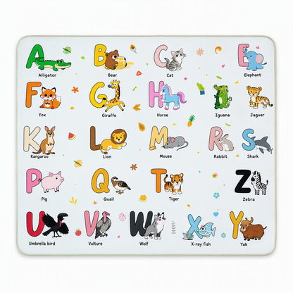 🧸 50% OFF! ✨ Crystal Velvet Cartoon Kids Area Rug – Ultra-Soft Skin-Friendly Surface, Slip-Resistant Backing & Stain-Resistant Washable Mat – Alphabet & Space Themes for Playful Learning 🪐
