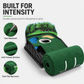 Portable Mini Golf Putting Mat Indoor and Outdoor Golf Practice Green Trainer with 3 Holes 264x19.5cm