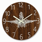 ⏳Limited-time 50% off⏰12-Inch Silent Wooden Wall Clock – Luminous Glow & MDF Wood Grain✨