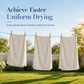 Windproof Non-Slip Fence Style Clothesline