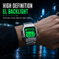 Square Digital Sports Watch Waterproof Outdoor Electronic Calendar Wristwatch for Men and Women