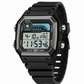 Square Digital Sports Watch Waterproof Outdoor Electronic Calendar Wristwatch for Men and Women