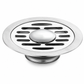 🎁2026 New Arrivals 50% OFF💥Brushed Stainless Steel Round Floor Drain with Deodorizing Core – Fast Water Drainage Anti-Odour Floor Drain, Fits Bathroom, Shower & Washing Machine