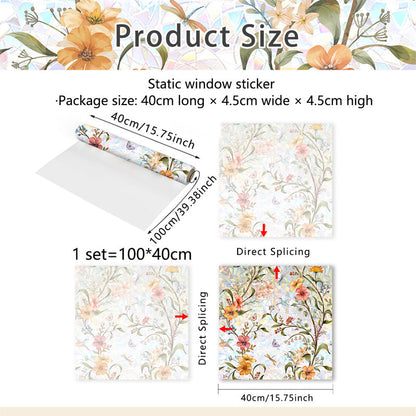 ⏳Time-limited Special⌛ Static Patterned Window Sticker