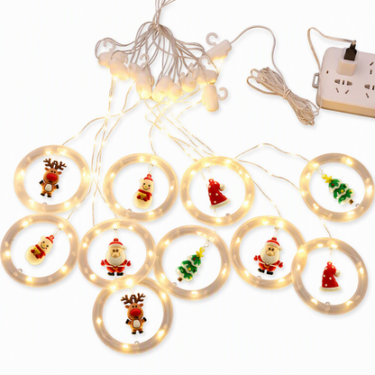 🎄LIMITED-TIME 50% OFF! ⏰Christmas Curtain Lights – Remote Control & 8 Lighting Modes for Cozy Holiday Windows ✨🎁