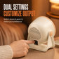 📢📢 50% OFF🔥 Portable Desktop Heater – Adjustable Warm Air & Two Heat Settings for Home and Office