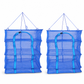 Multi Layer Foldable Hanging Mesh Drying Net Cage with Hook Thickened Nylon Mosquito and Fly Proof