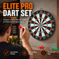🎯 Double-Sided Dartboard Set – Includes 4 Steel-Tip Darts for Game Nights & Friendly Competition