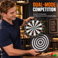 🎯 Double-Sided Dartboard Set – Includes 4 Steel-Tip Darts for Game Nights & Friendly Competition