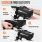 Waterproof Bicycle Front Frame Bag Top Tube Cycling Bag with Phone Holder for Mountain and Road Bikes